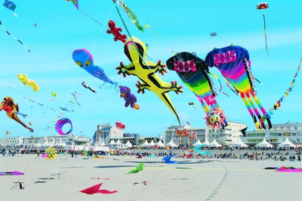 Ferienwohnung Cozy D'Opale Charmant T1 Bord De Mer Cour Privee Et Clot Wifi 3 Pers Animaux Acceptes Gratuit Berck Exterior foto